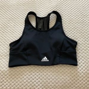 Adidas Aeroready Black Padded‎ Sports Bra - Size Small